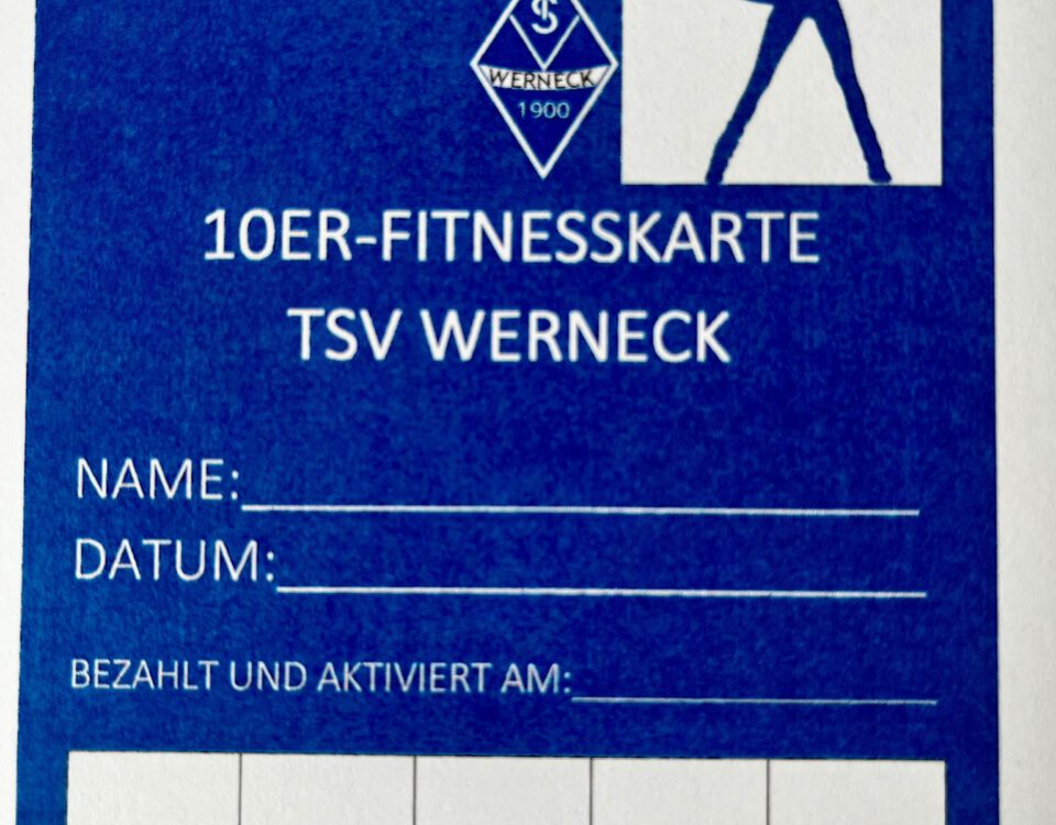 Fitness 10er Karte
